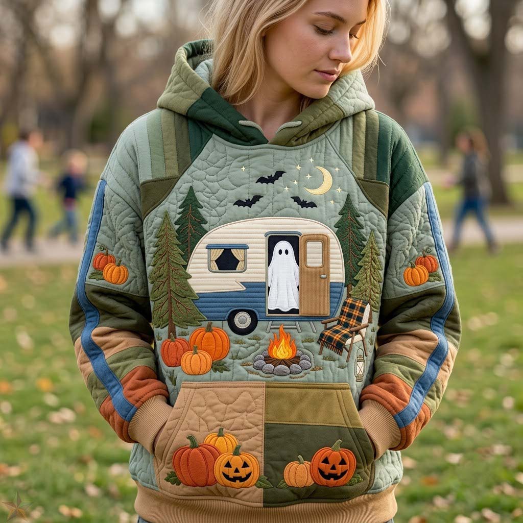 Sweat à capuche unisexe – Fantôme effrayant