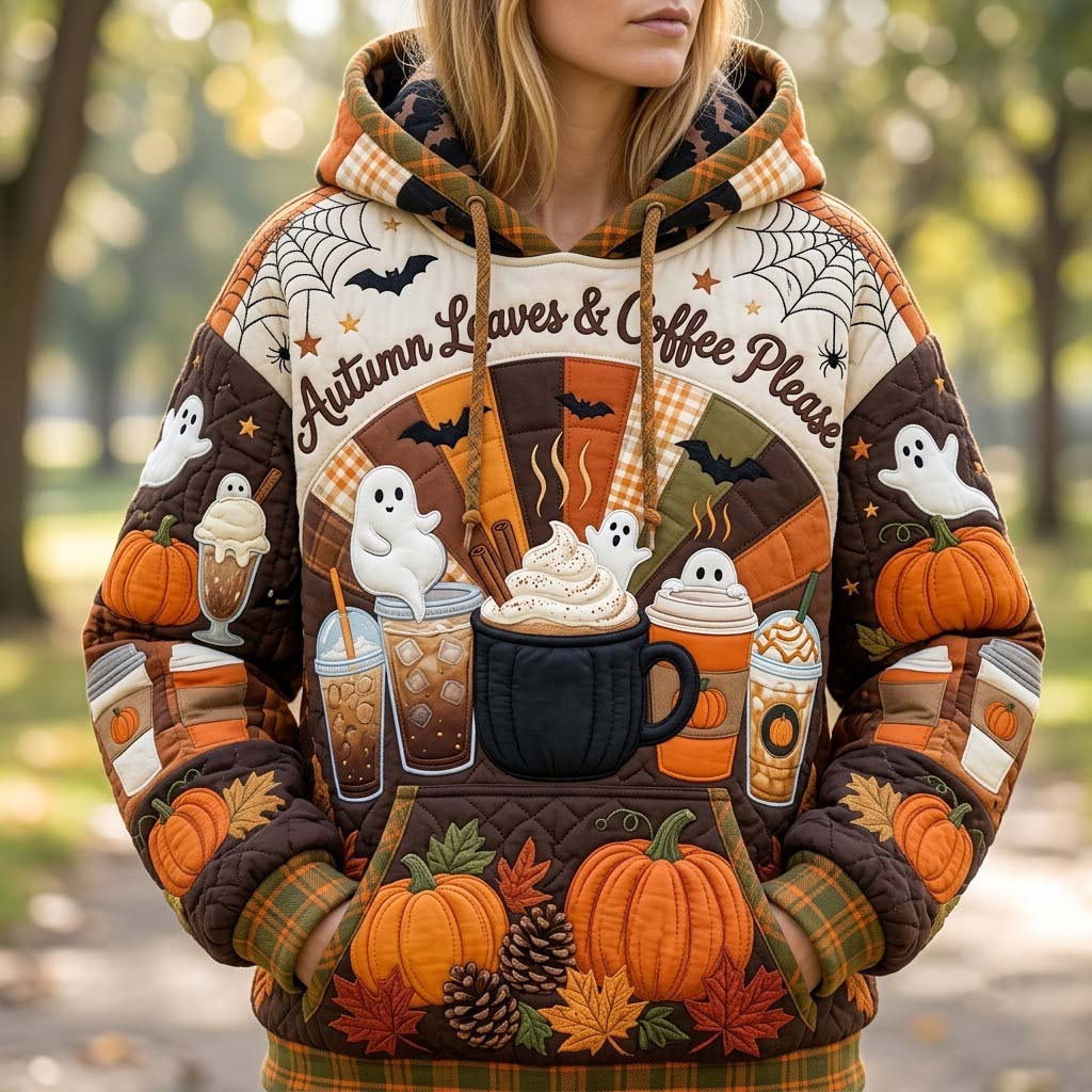 Sweat à capuche unisexe – Automne douillet