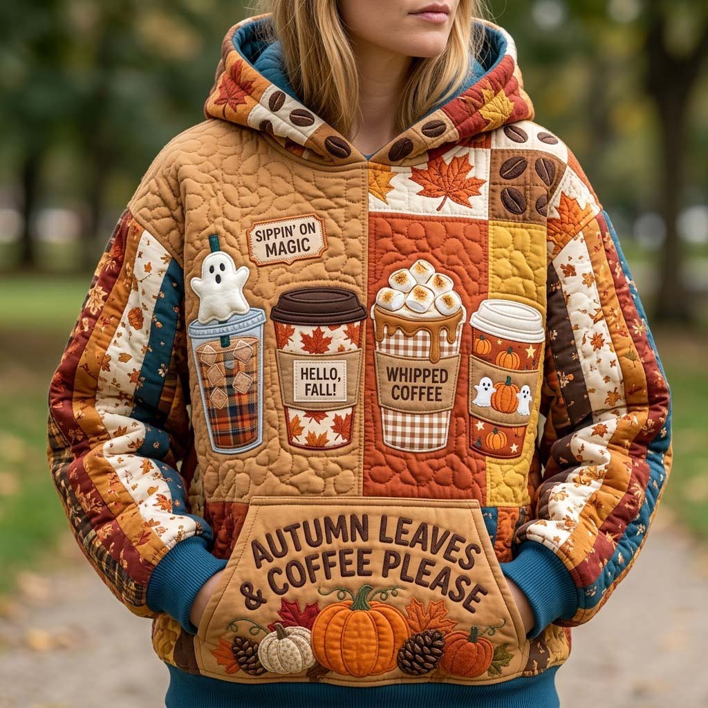 Sweat à capuche unisexe – Charme d’automne