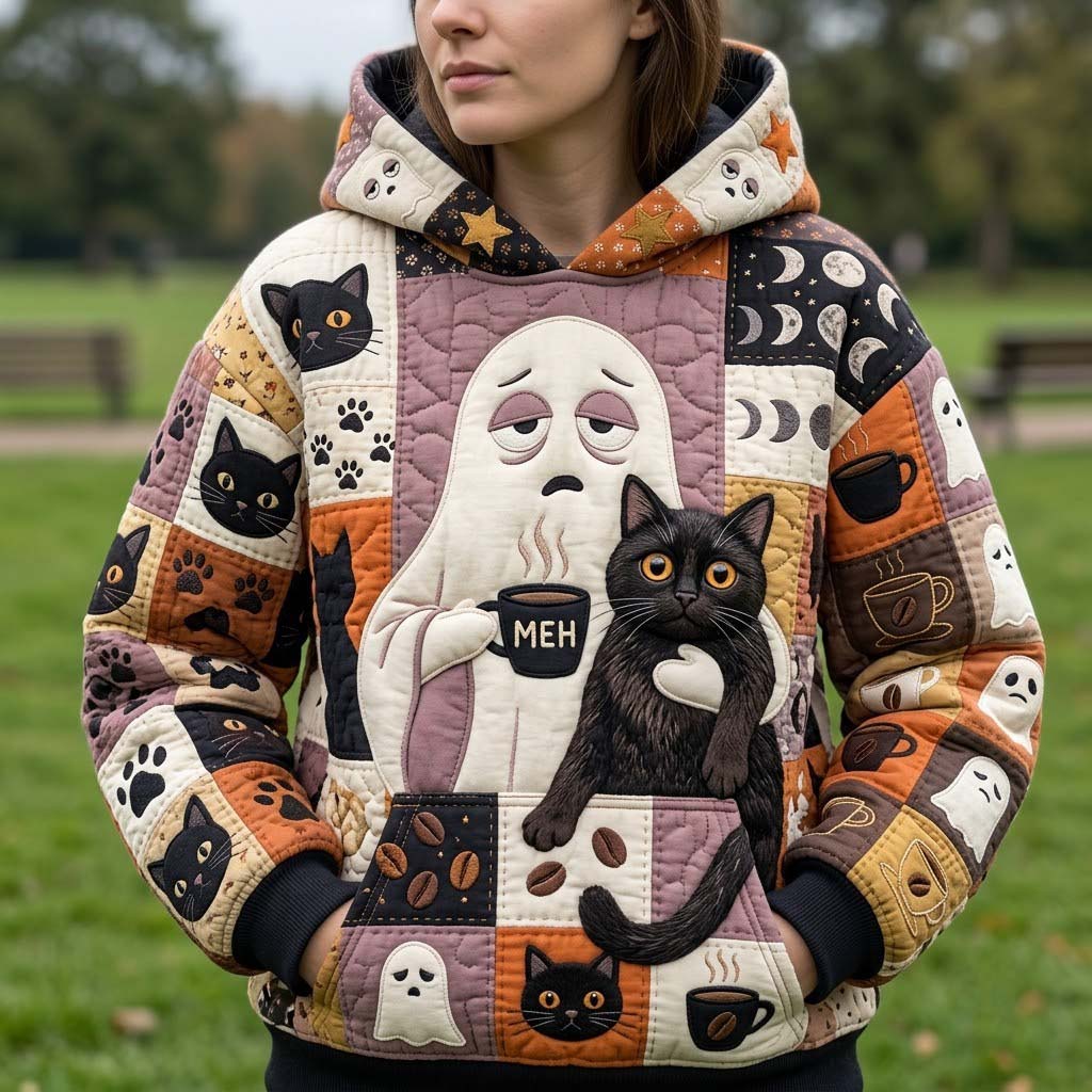 Sweat à capuche unisexe – Charme d’automne douillet