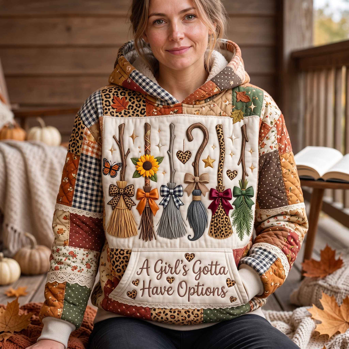 Sweat à capuche unisexe – Sorcières d’Halloween – Motif 3