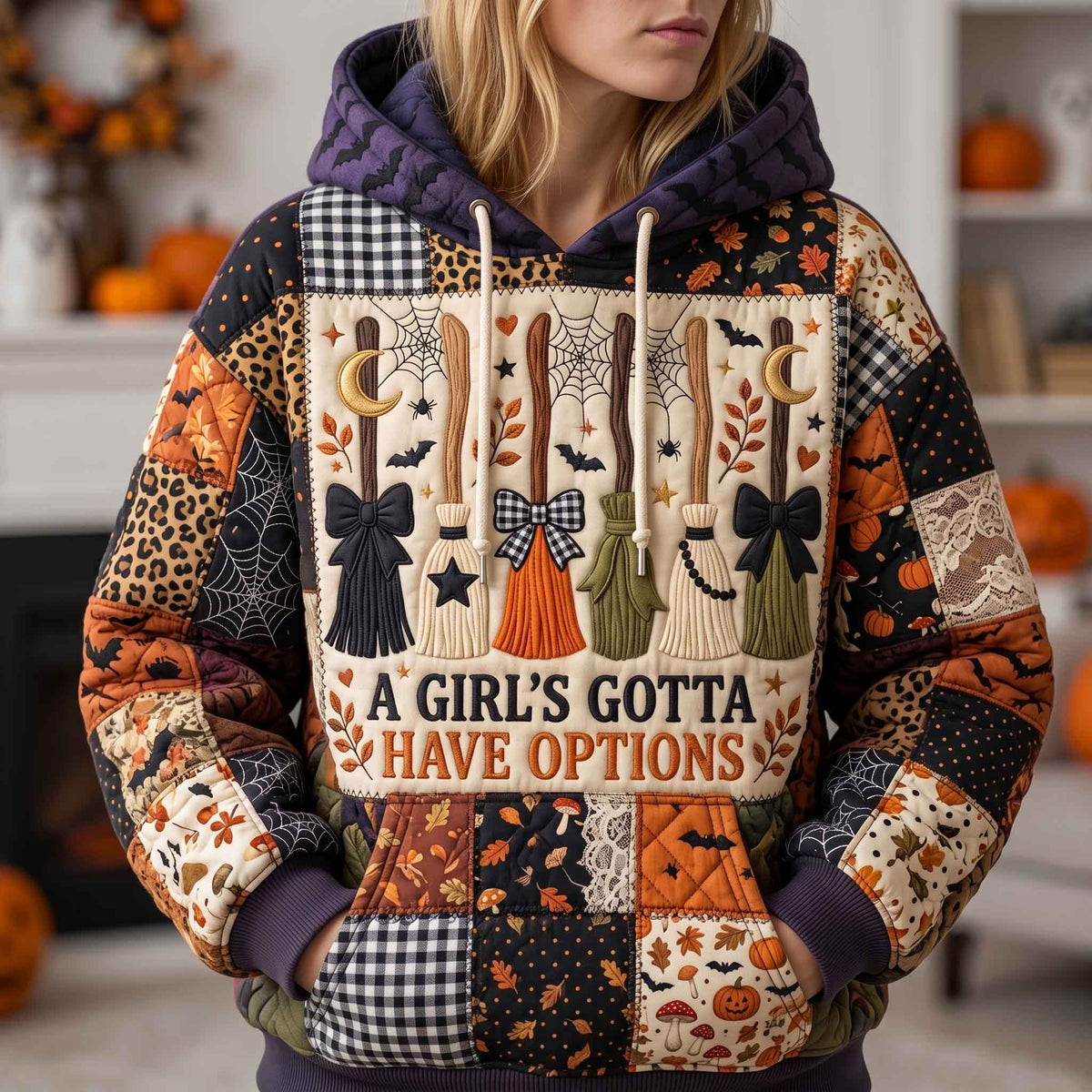 Sweat à capuche unisexe – Sorcières d’Halloween
