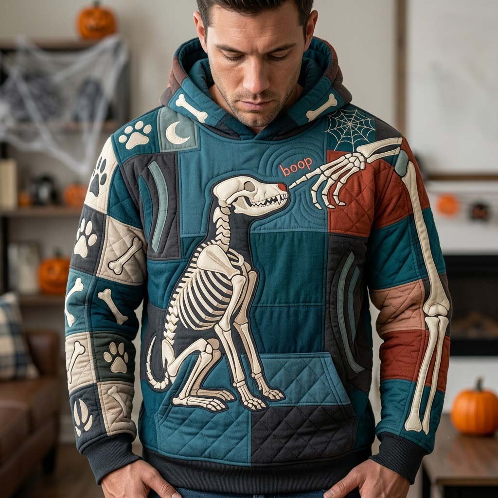 Sweat à capuche unisexe – Crânes à la tombée de la nuit – Motif 2