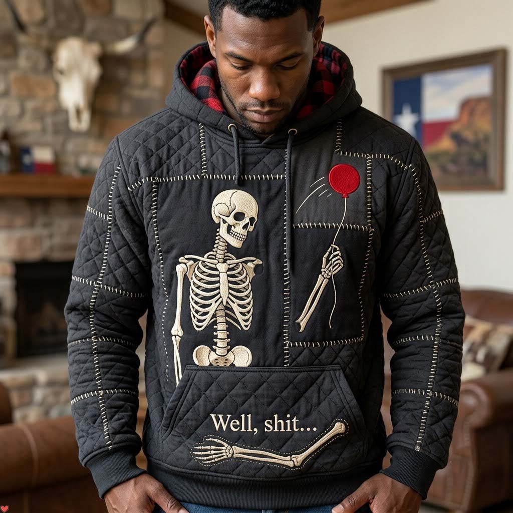Sweat à capuche unisexe – Crânes à la tombée de la nuit