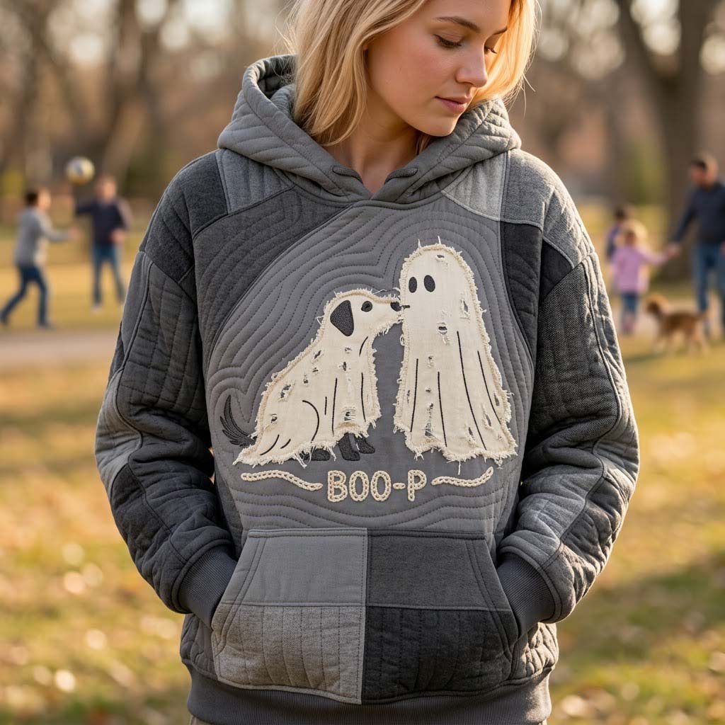 Sweat à capuche unisexe – Chiens fantômes amusants