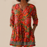 Kaia - Blouse longue imprimée