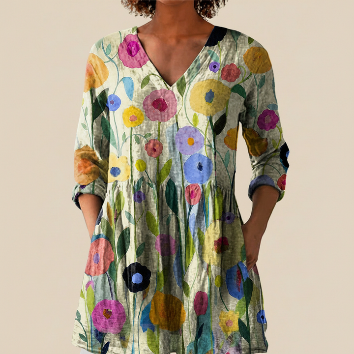 Remi - Blouse longue imprimée