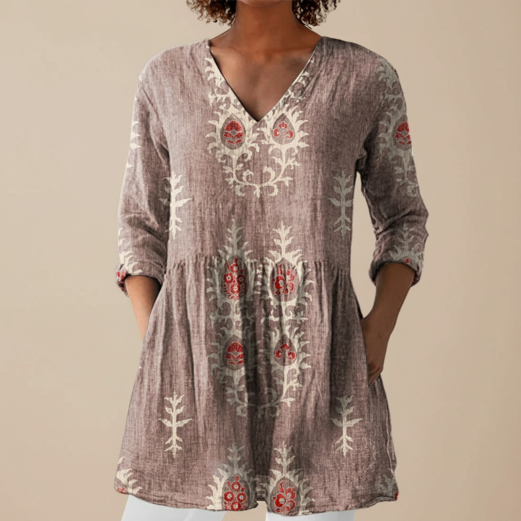Blair - Blouse longue imprimée