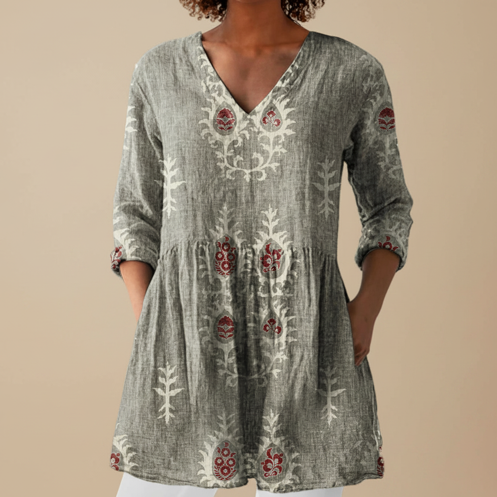 Blair - Blouse longue imprimée