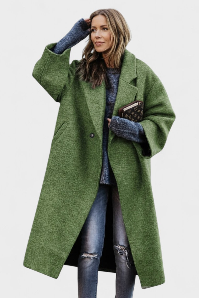 Katrine – veste ample, vert