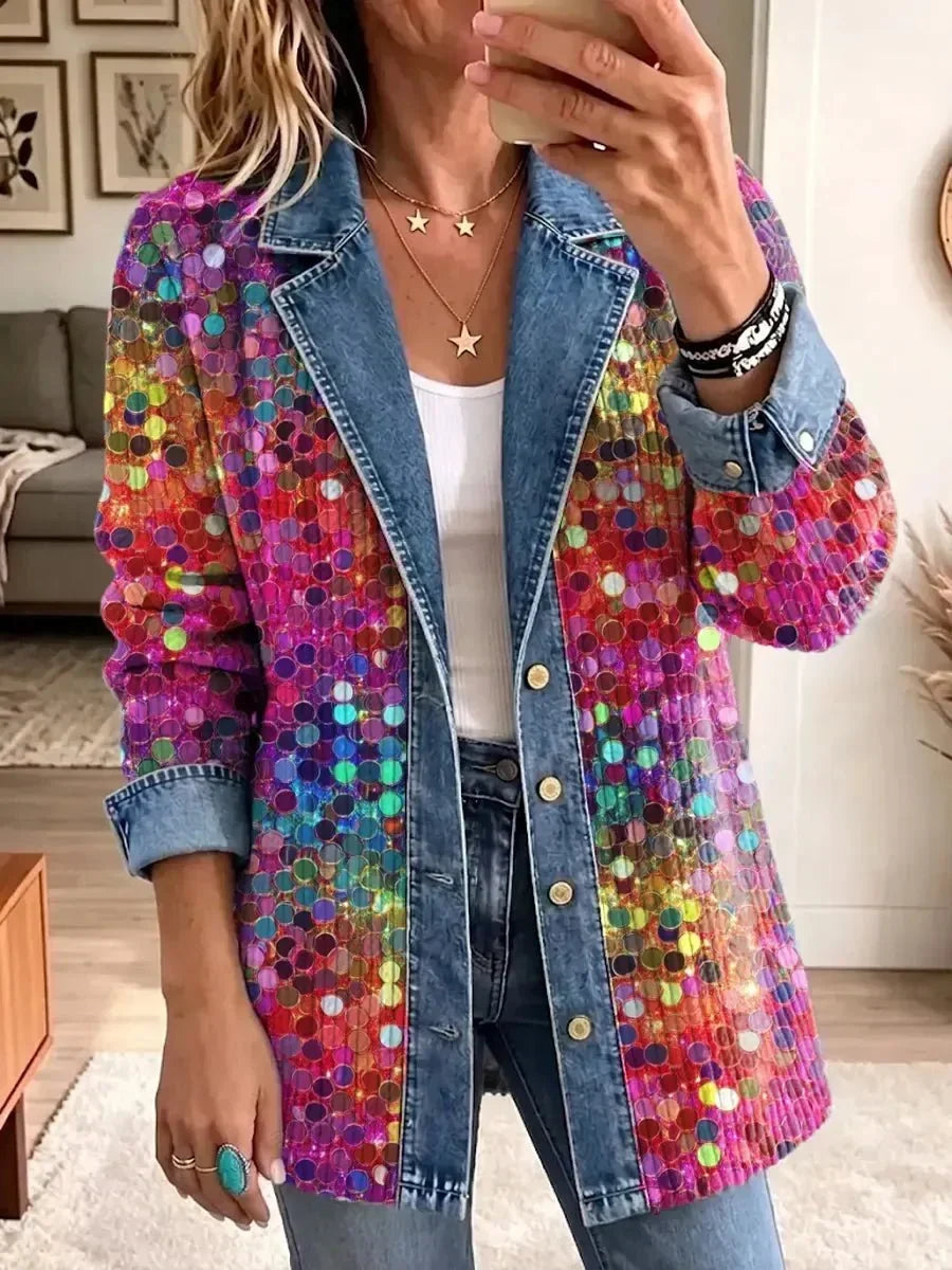 Kennedy – Veste à motif de sequins