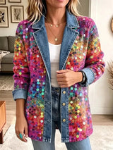 Kennedy – Veste à motif de sequins