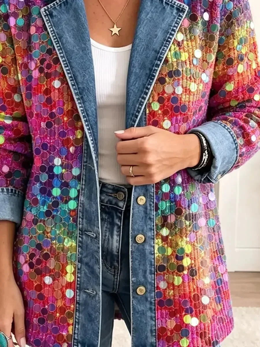 Kennedy – Veste à motif de sequins