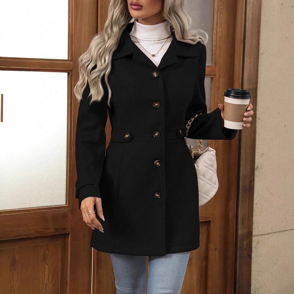 Trench femme élégant à ceinture ajustable