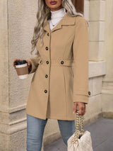 Trench femme élégant à ceinture ajustable