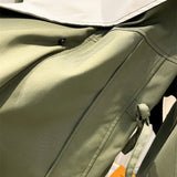 Veste coupe-vent réversible femme à col montant – Détail des poches