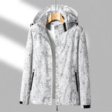 Chiara | Veste à capuche zippée avec finition imperméable pour femme