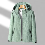 Chiara | Veste à capuche zippée avec finition imperméable pour femme