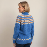 Cyprienne - Pull en laine d'esprit vintage à empiècement norvégien
