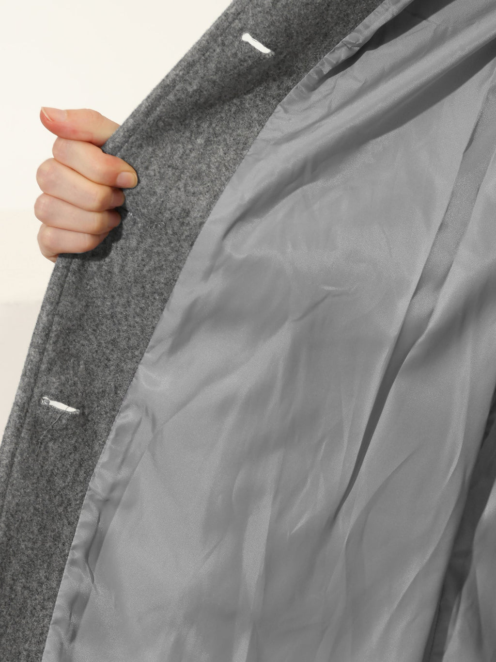 Trench d’hiver femme à simple boutonnage