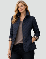 Veste matelassée légère femme à boutons – Mi-saison