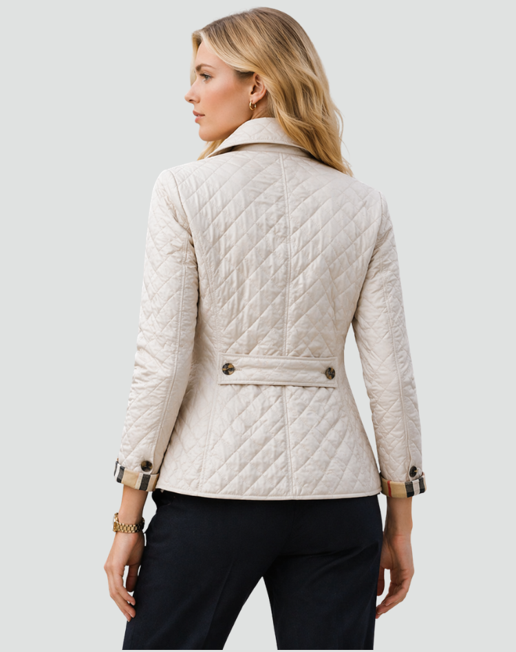 Veste matelassée légère femme à boutons – Mi-saison