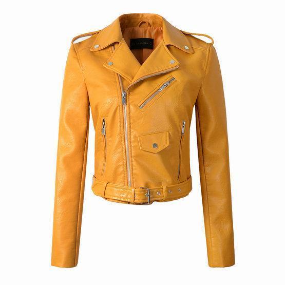 Thalira | Veste motard zippée pour femme