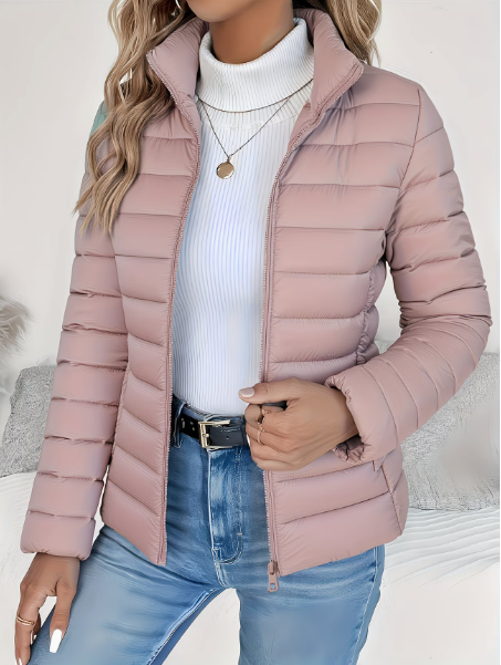 Veste matelassée légère et déperlante pour femme — Rose